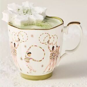 ❤️ New York City Ballet x Anthropologie Mug with Gold Accents - The Nutcracker